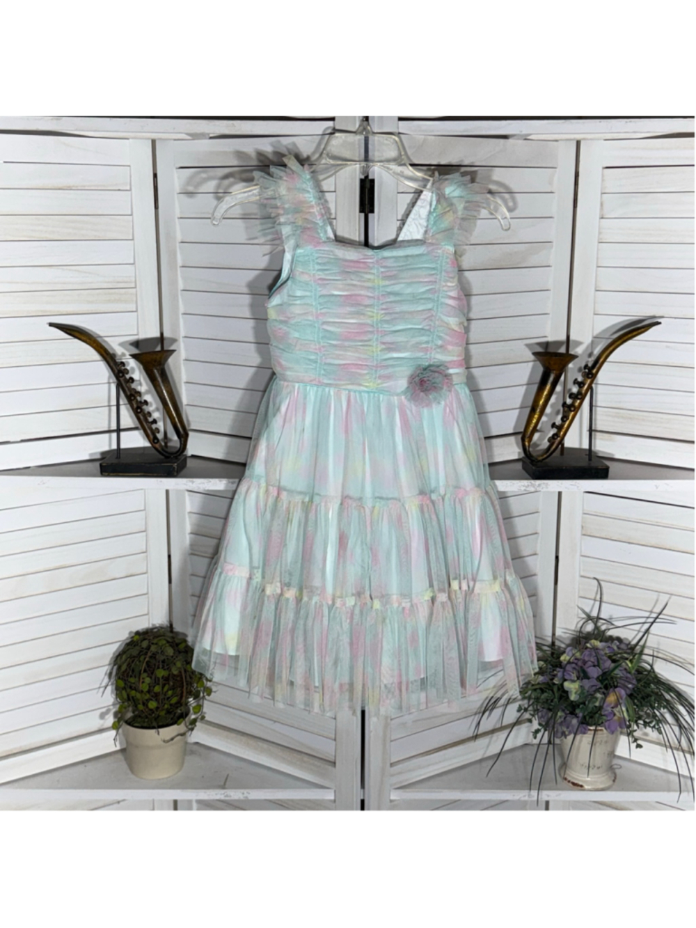 Jona Michelle mesh pastel colors tulle dress fairy princess Halloween costume 8